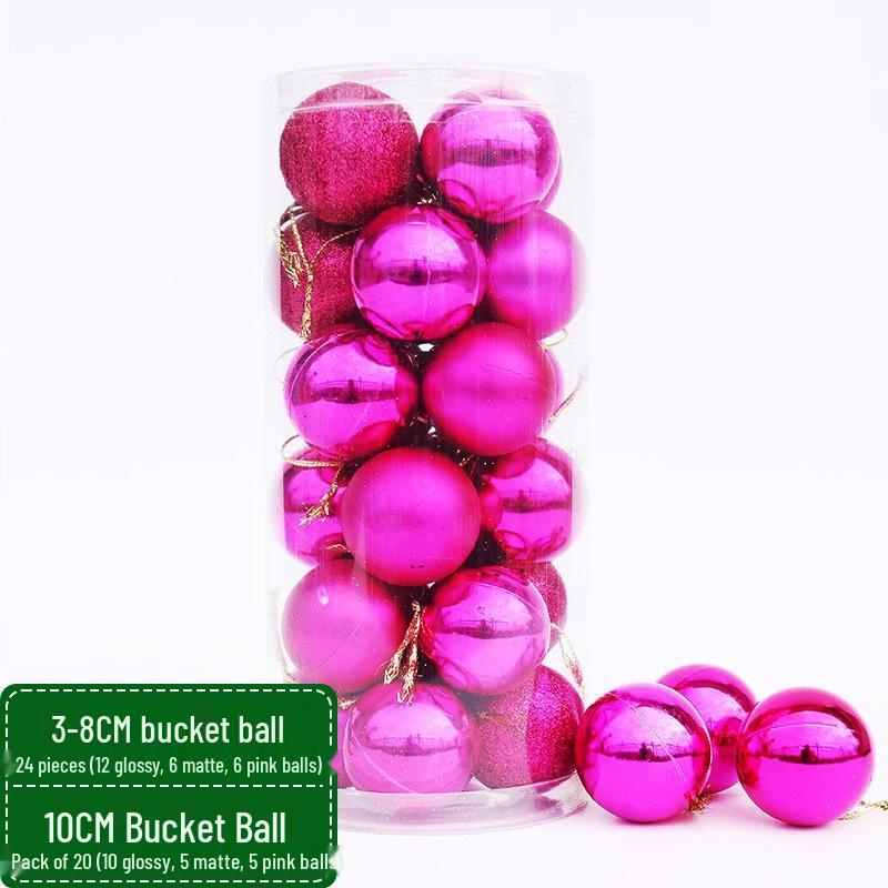 Набір різдвяних прикрас 5 см: Гальванізовані пластикові підвісні кулі 3cm - 24 Pieces
Набір різдвяних прикрас 5 см: Гальванізовані пластикові підвісні кулі 3cm - 24 Pieces