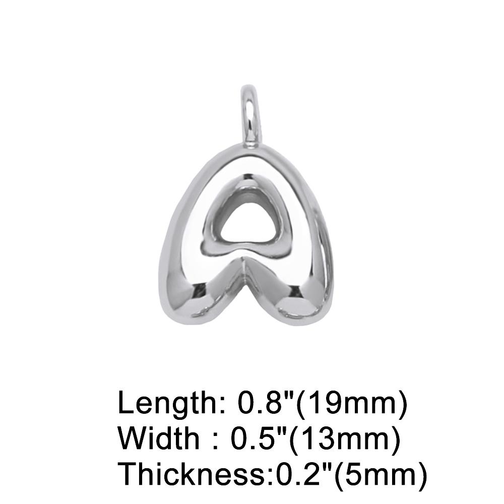 OCESRIO Polish Mini Silver Color Ballon Initial Letter Necklaces Pendant Copper Gold Plated Jewelry Making Supplies pdtb520
OCESRIO Polish Mini Silver Color Ballon Initial Letter Necklaces Pendant Copper Gold Plated Jewelry Making Supplies pdtb520