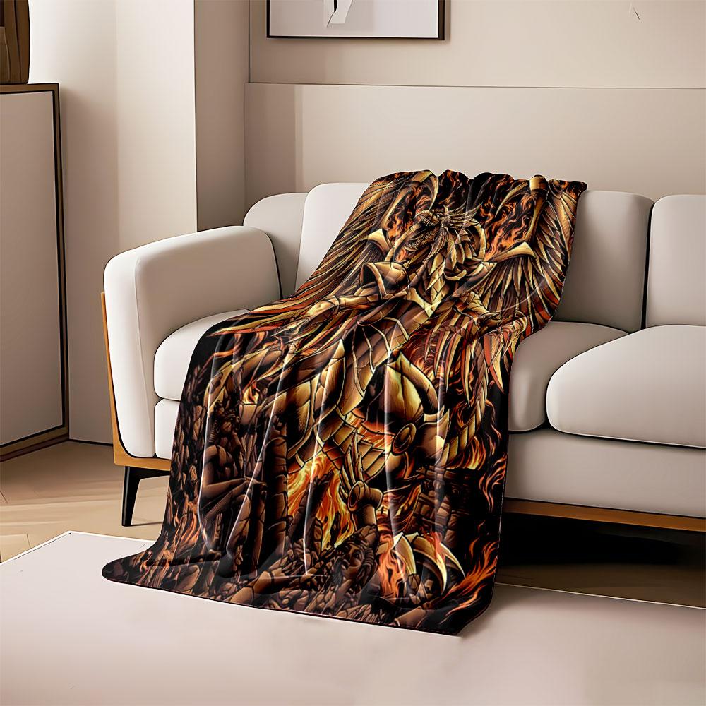 A golden armored dragon with fiery wings amidst flames and rubble. for all seasons blanket lunch break throw gift 80cm x 120cm
A golden armored dragon with fiery wings amidst flames and rubble. for all seasons blanket lunch break throw gift 80cm x 120cm