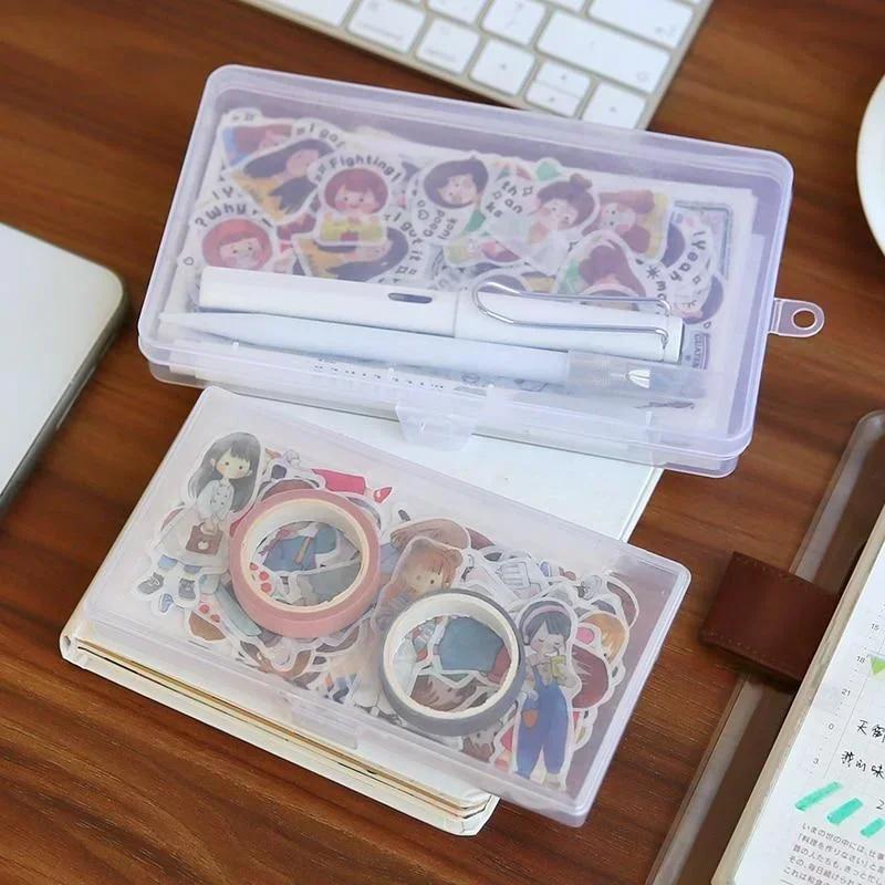 1Pcs Stationery Holder Stickers Office Plastic Storage Box Organizer Manual Account Container Tool Case Mini Transparent Box L
1Pcs Stationery Holder Stickers Office Plastic Storage Box Organizer Manual Account Container Tool Case Mini Transparent Box L