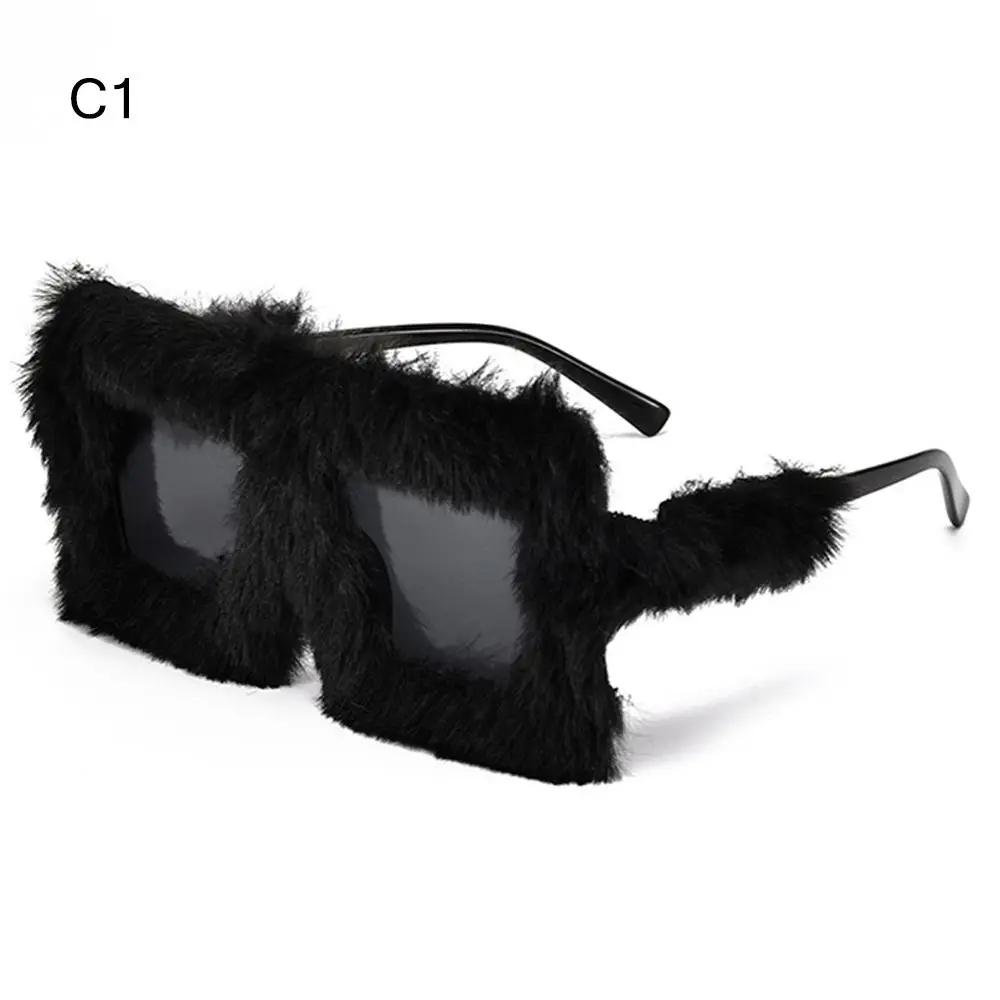 Y2K Trendy Oversized Plush Sunglasses Winter Shades for Women Soft Fluffy Square Frame Sun Glasses Novelty Party Cosplay Glasses
Y2K Trendy Oversized Plush Sunglasses Winter Shades for Women Soft Fluffy Square Frame Sun Glasses Novelty Party Cosplay Glasses