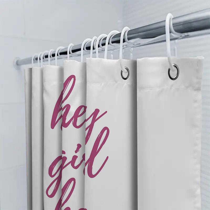 Hey Girl Hey Shower Curtain For Bathroom Decoration W60H190(CM)-1 Pcs
Hey Girl Hey Shower Curtain For Bathroom Decoration W60H190(CM)-1 Pcs