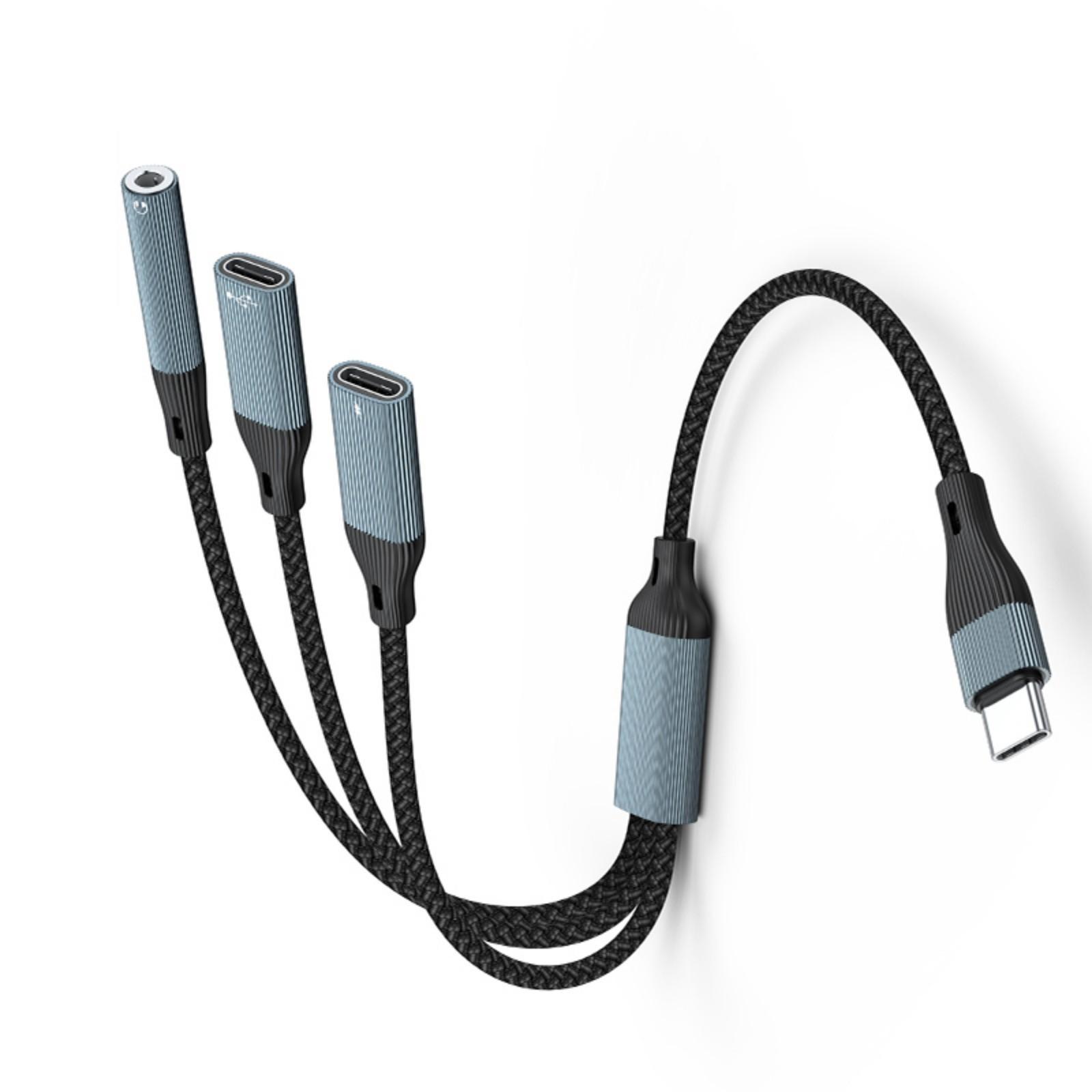 USB Type C 3-в-1 Хаб Кабель 3,5 мм Аудио PD60W Быстрая Зарядка OTG Кабель для Передачи Данных для Ноутбуков и Планшетов
USB Type C 3-в-1 Хаб Кабель 3,5 мм Аудио PD60W Быстрая Зарядка OTG Кабель для Передачи Данных для Ноутбуков и Планшетов