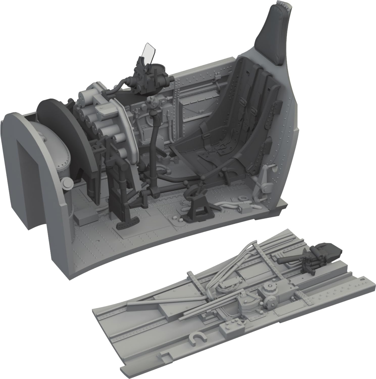 eduard Модель кабины Сиденье пилота Пластиковые детали модели EDU6481124 1/48 P-40E w/Late (для Эдуарда) (Самолет)
eduard Модель кабины Сиденье пилота Пластиковые детали модели EDU6481124 1/48 P-40E w/Late (для Эдуарда) (Самолет)