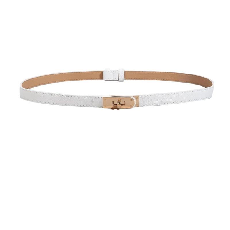 Women s Skinny Belt Thin Waist Belt Adjustable Leather Belt With Alloy Turn-Lock Buckle For Dress
Women s Skinny Belt Thin Waist Belt Adjustable Leather Belt With Alloy Turn-Lock Buckle For Dress