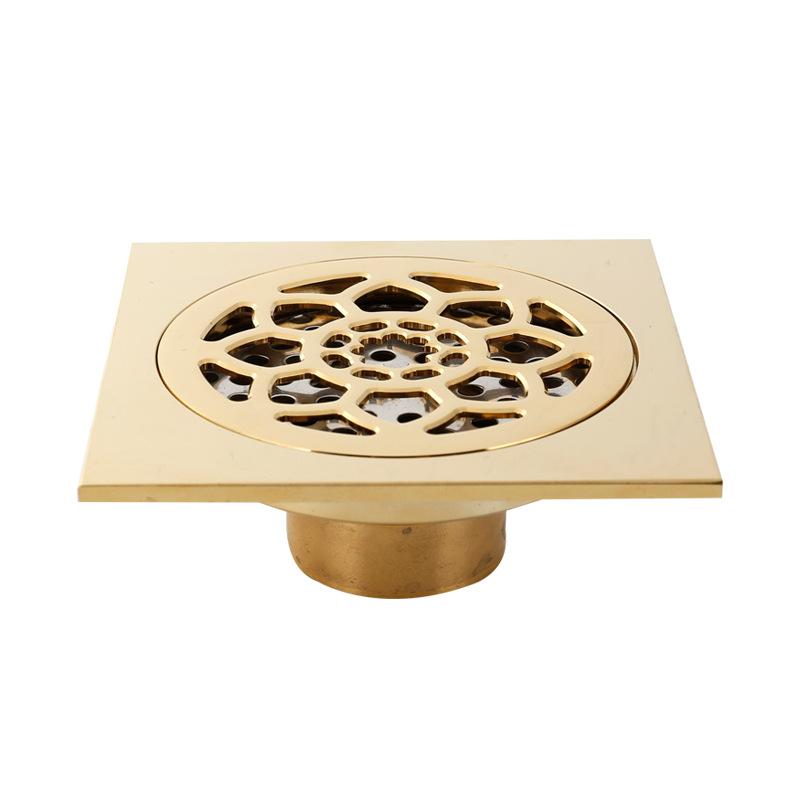 1Pc 10cm Polished Golden Floor Drain Bathroom Floor Shower Drain Waste Floor Drain Anti-odor Bathtub
1Pc 10cm Polished Golden Floor Drain Bathroom Floor Shower Drain Waste Floor Drain Anti-odor Bathtub