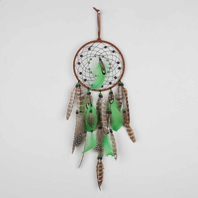 Vintage Green Feathers Dream Catcher Garden Hangings Bohemian Wind Chimes Window Pendants Room Handmade Ornament Home Decoration
Vintage Green Feathers Dream Catcher Garden Hangings Bohemian Wind Chimes Window Pendants Room Handmade Ornament Home Decoration