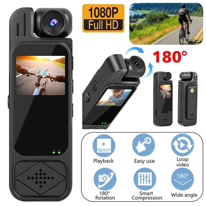 HD 1080P Mini Camera Portable Digital Video Recorder Worn Police Small Body Cam Infrared Night Vision Sports DV Camcorders standard чорний
HD 1080P Mini Camera Portable Digital Video Recorder Worn Police Small Body Cam Infrared Night Vision Sports DV Camcorders standard чорний