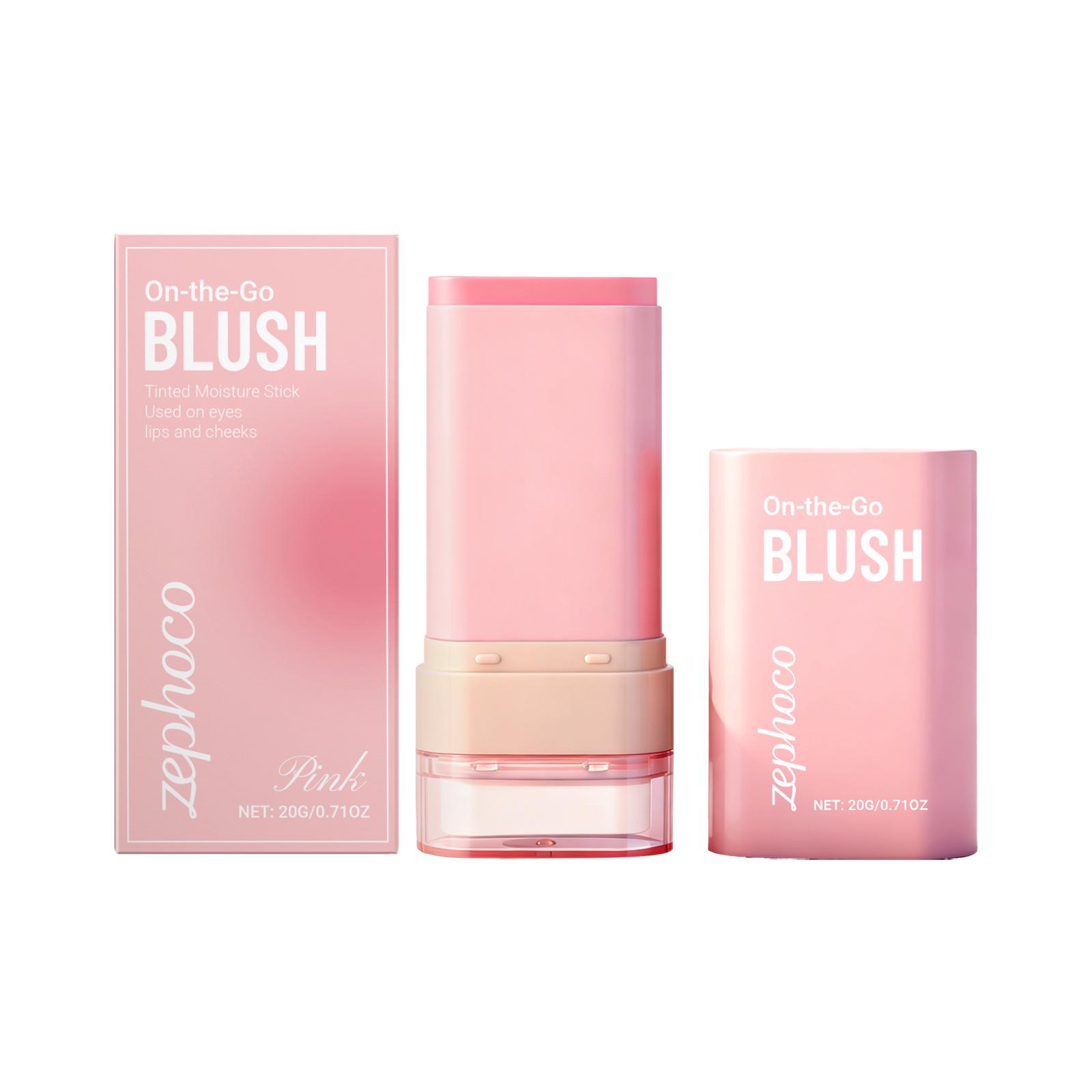 Zephoco Pink 2-in-1 Blush Stick: Easy Blend, Natural Redness, Portable Daily Makeup.
Zephoco Pink 2-in-1 Blush Stick: Easy Blend, Natural Redness, Portable Daily Makeup.