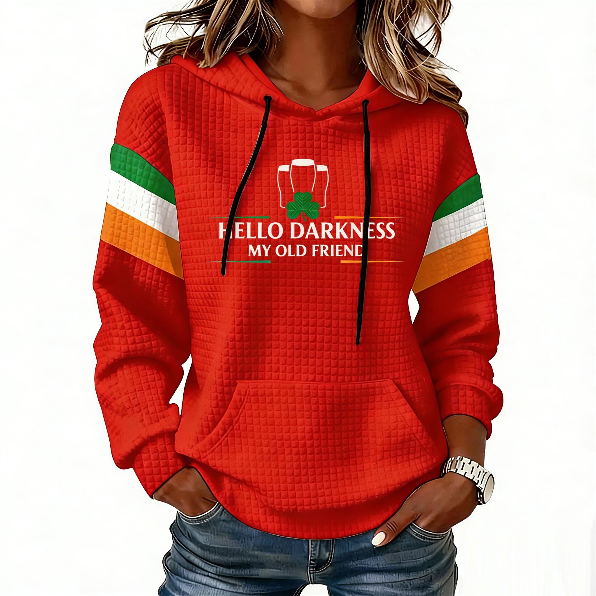 Women s Fashion Lightweight Long-Sleeved Pullover Hoodie With Pockets And Print XL червоний
Women s Fashion Lightweight Long-Sleeved Pullover Hoodie With Pockets And Print XL червоний