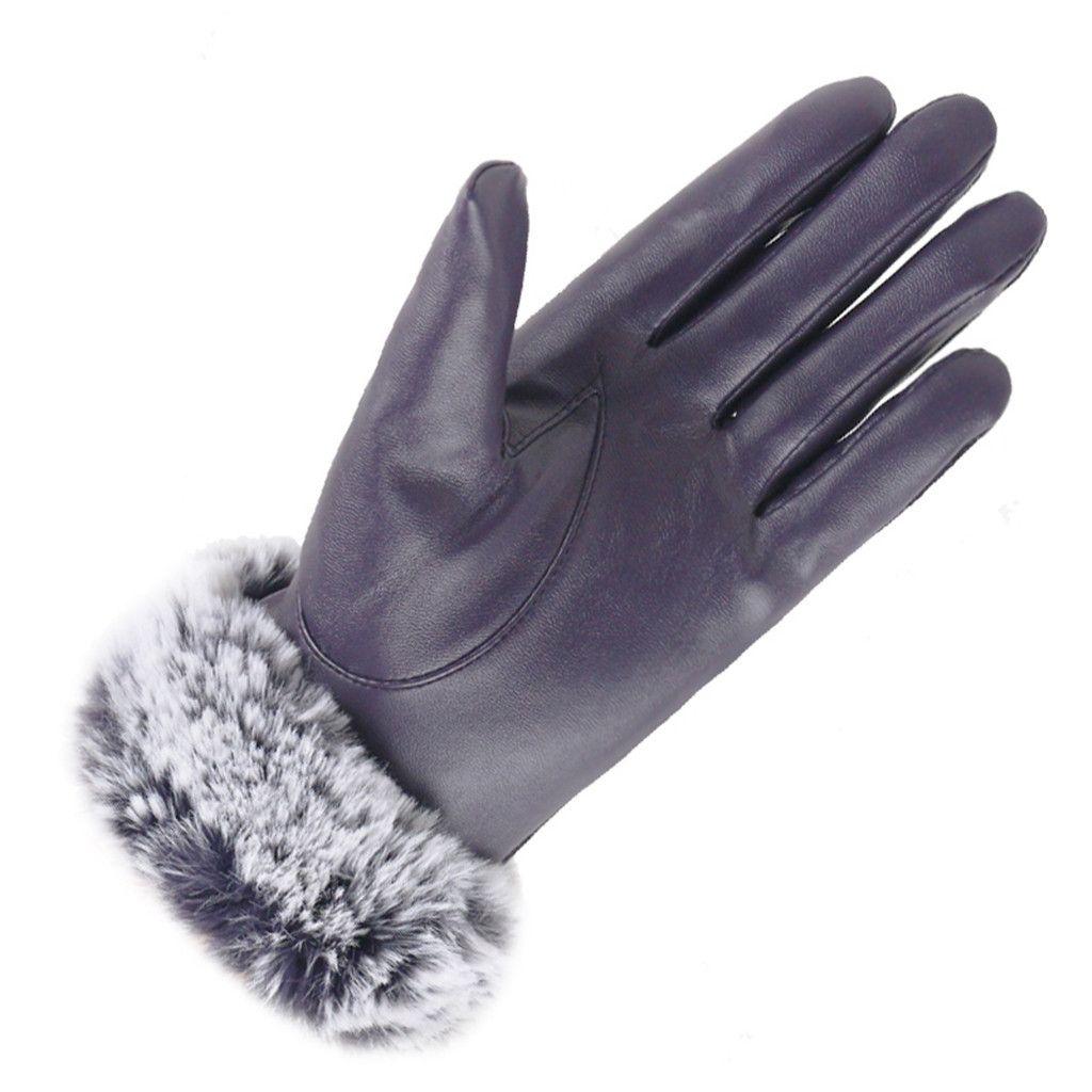 Plus Velvet Windproof Thicken Warm Faux Fur Gloves Cashmere Gloves Touch Screen Mittens PU Leather фіолетовий
Plus Velvet Windproof Thicken Warm Faux Fur Gloves Cashmere Gloves Touch Screen Mittens PU Leather фіолетовий