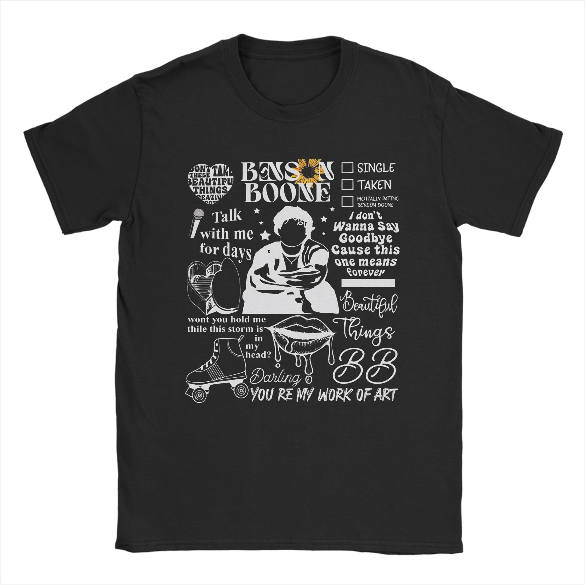 Benson Boone Beautiful Things American Heart Tour T-Shirts Cotton Tshirt for Couple Big Size Short Sleeve T Shirt Clothes S разноцветный
Benson Boone Beautiful Things American Heart Tour T-Shirts Cotton Tshirt for Couple Big Size Short Sleeve T Shirt Clothes S разноцветный