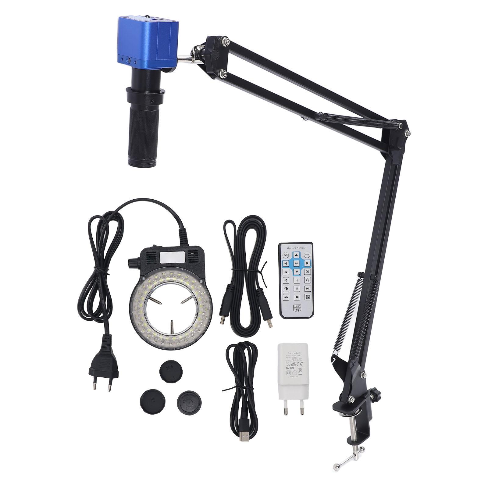Digital Microscope Camera 1080P 24MP HD Industry Microscope Camera with 150X C Mount Lens and LED
Digital Microscope Camera 1080P 24MP HD Industry Microscope Camera with 150X C Mount Lens and LED