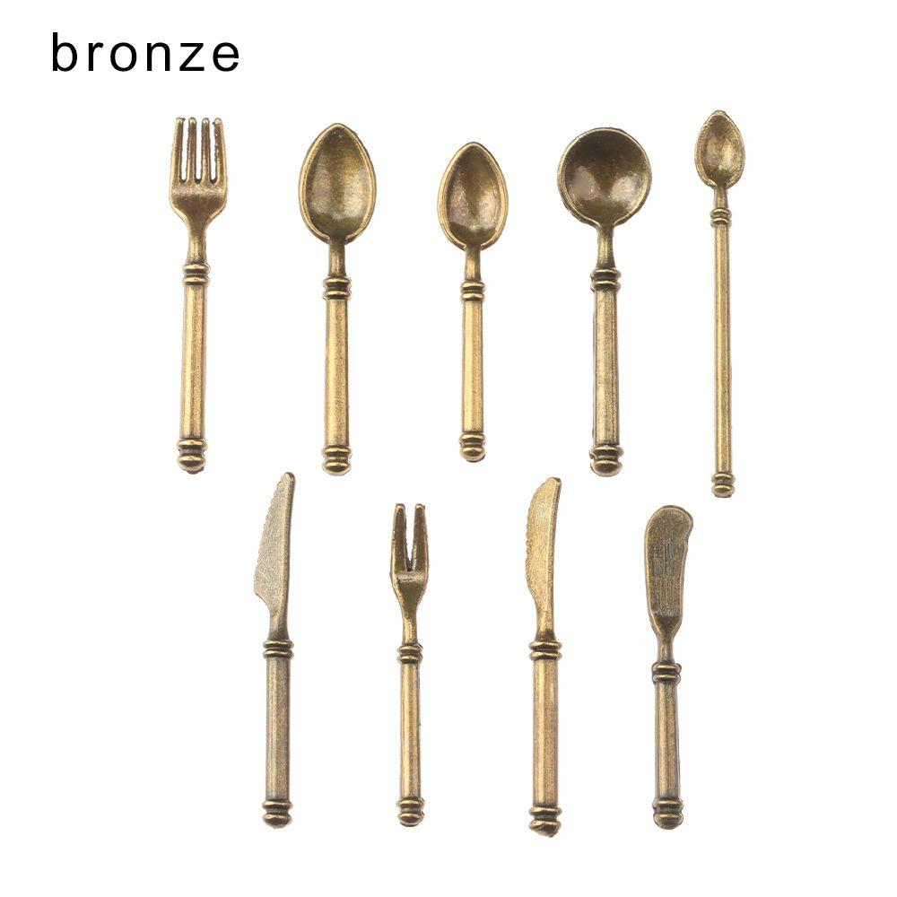 1:6/1:12 Масштаб Вилка Нож Ложка Кукла Аксессуары Миниатюрная Посуда Моделирование Мини Столовые Приборы бронзовый
1:6/1:12 Масштаб Вилка Нож Ложка Кукла Аксессуары Миниатюрная Посуда Моделирование Мини Столовые Приборы бронзовый