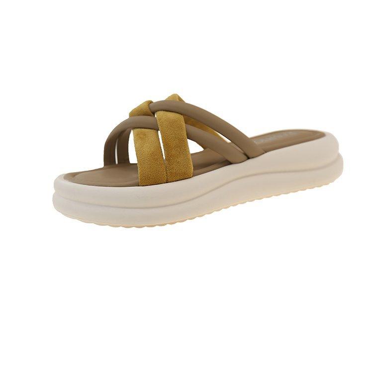 Cross strap fashion one-word slippers women s muffin soft bottom casual cool slippers summer new lazy half slippers 35
Cross strap fashion one-word slippers women s muffin soft bottom casual cool slippers summer new lazy half slippers 35