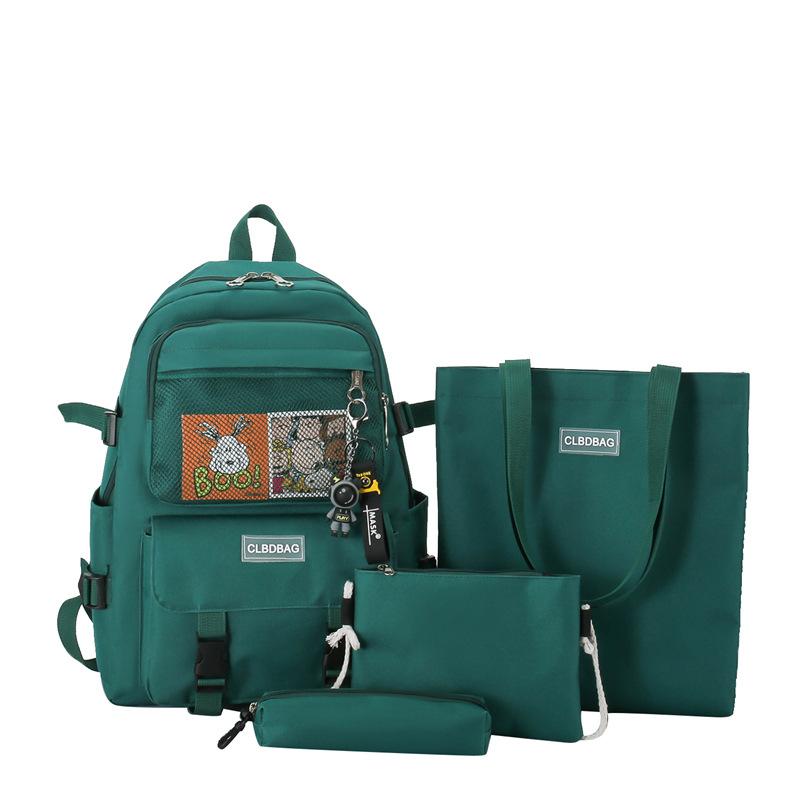Canvas middle school student schoolbag Korean version fashion Harajuku casual backpack large capacity cartoon print set backpack
Canvas middle school student schoolbag Korean version fashion Harajuku casual backpack large capacity cartoon print set backpack