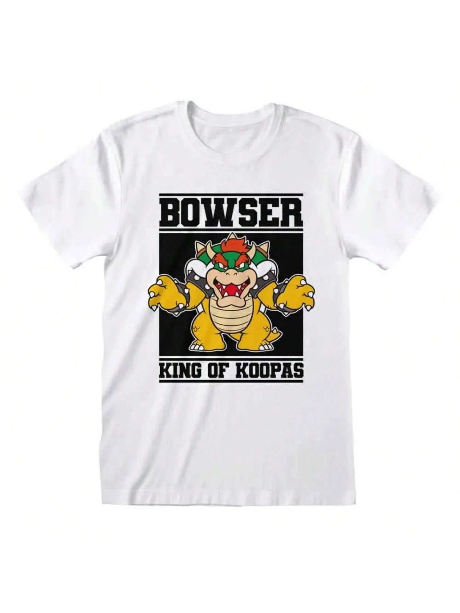 Bowser King Of Koopas Clothing, Pattern Printing Summer Luxury Brand Cotton Men s And Women s T-Shirts Short Sleeves S
Bowser King Of Koopas Clothing, Pattern Printing Summer Luxury Brand Cotton Men s And Women s T-Shirts Short Sleeves S