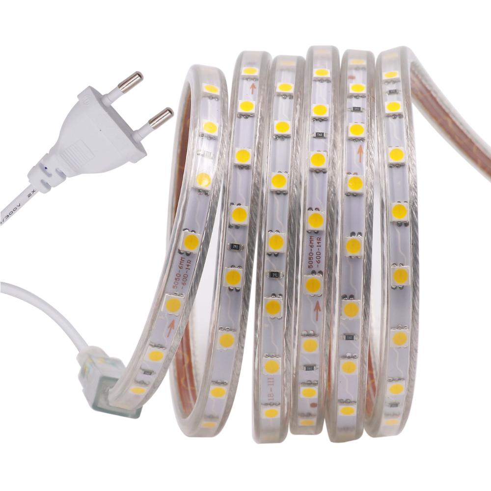 AC 220V LED Strip 60LEDs/m 5050 IP67 Waterproof Outdoor Decoration Red Green Blue Yellow White Flexible Ribbon Tape LED Strip EU 220V&1m белый
AC 220V LED Strip 60LEDs/m 5050 IP67 Waterproof Outdoor Decoration Red Green Blue Yellow White Flexible Ribbon Tape LED Strip EU 220V&1m белый