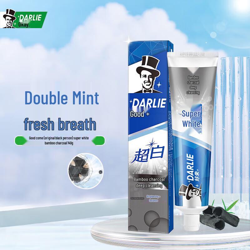 Darlie Ultra White Bamboo Charcoal Deep Clean Toothpaste
Darlie Ultra White Bamboo Charcoal Deep Clean Toothpaste