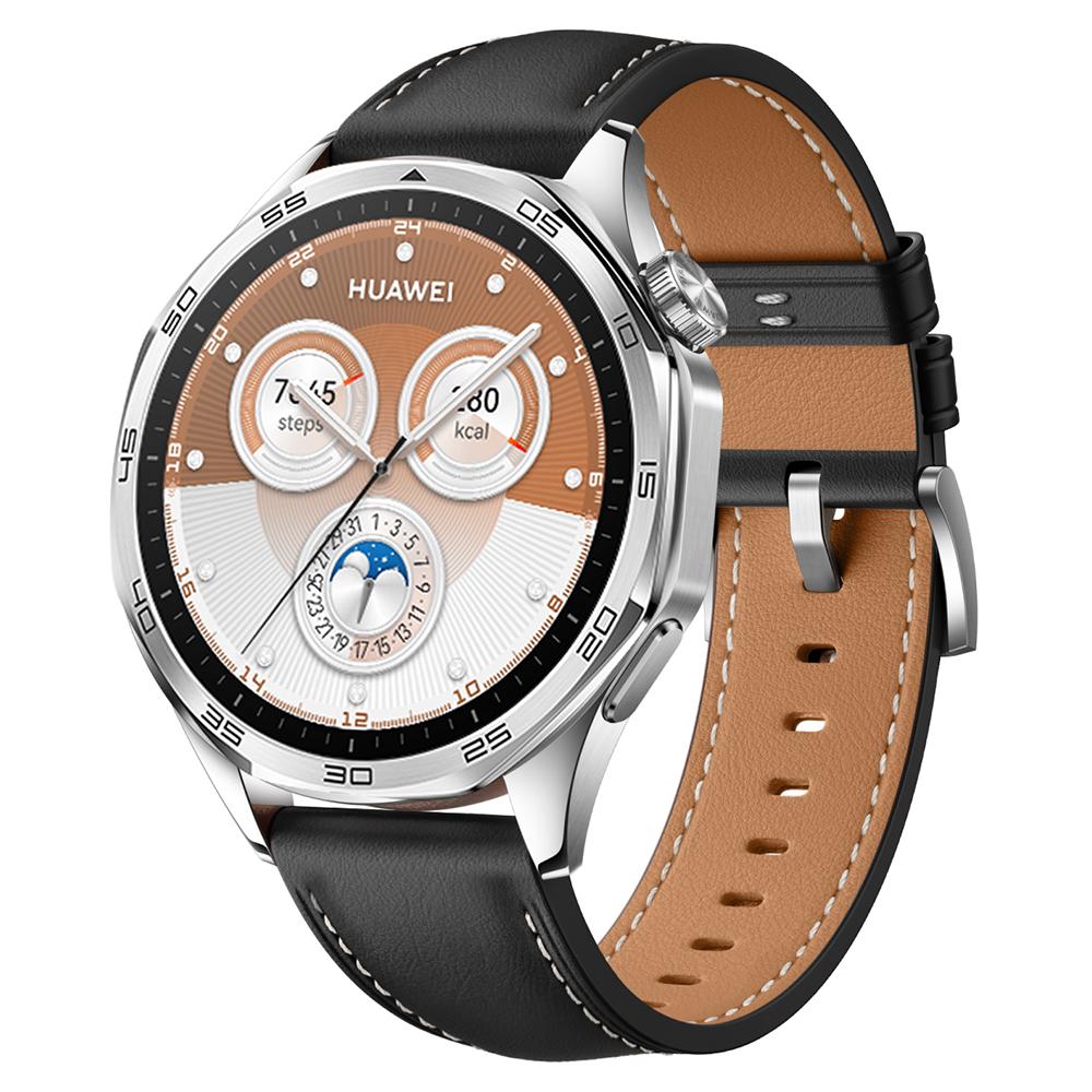For Huawei Watch GT 5 46mm/GT 5 Pro 46mm/GT 4 46mm Replacement Band 22mm Genuine Cowhide Leather Watch Strap Black
For Huawei Watch GT 5 46mm/GT 5 Pro 46mm/GT 4 46mm Replacement Band 22mm Genuine Cowhide Leather Watch Strap Black