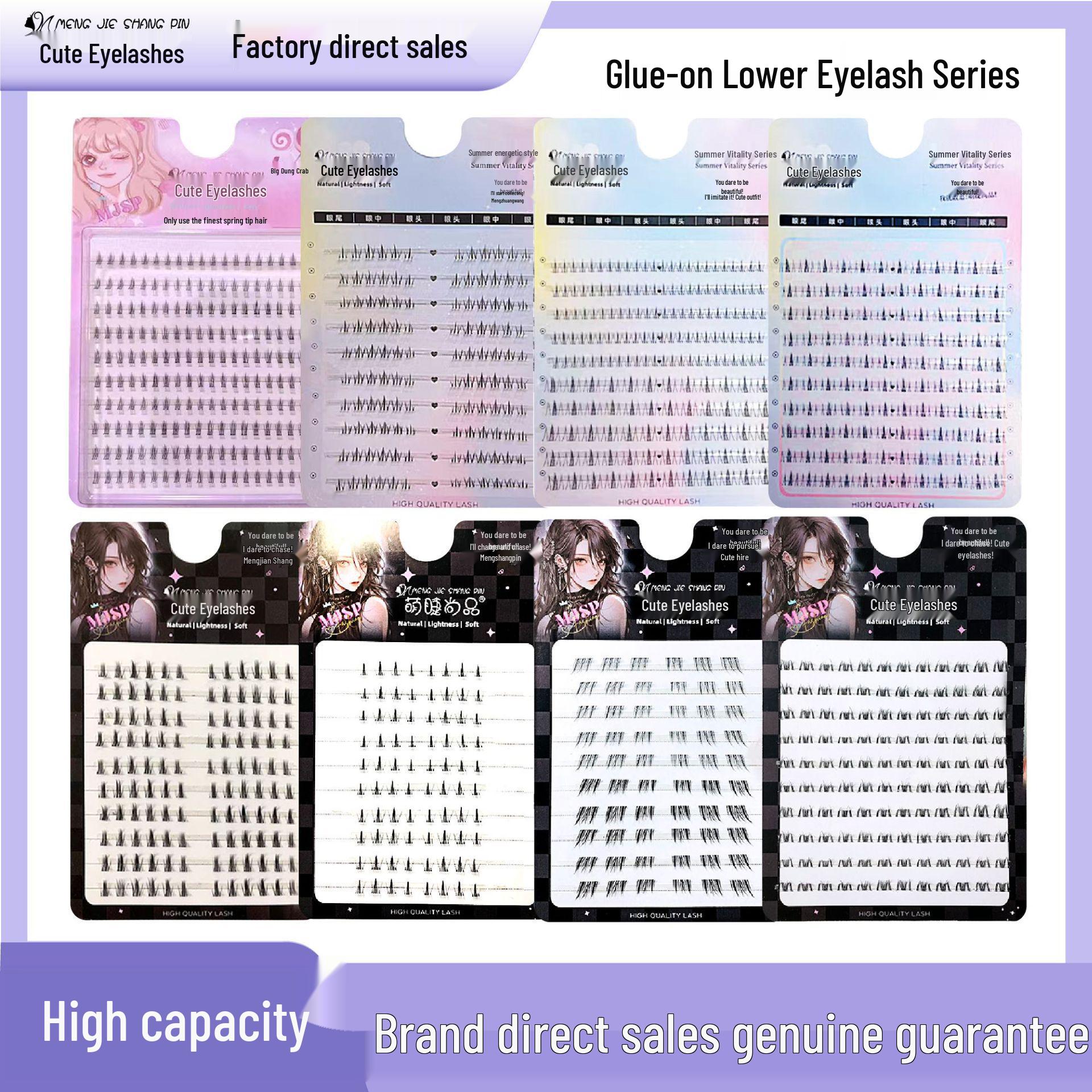 Exclusive Glue-on Dense Natural Comic Devil Segmented Lower Eyelashes for Loyal Customers
Exclusive Glue-on Dense Natural Comic Devil Segmented Lower Eyelashes for Loyal Customers