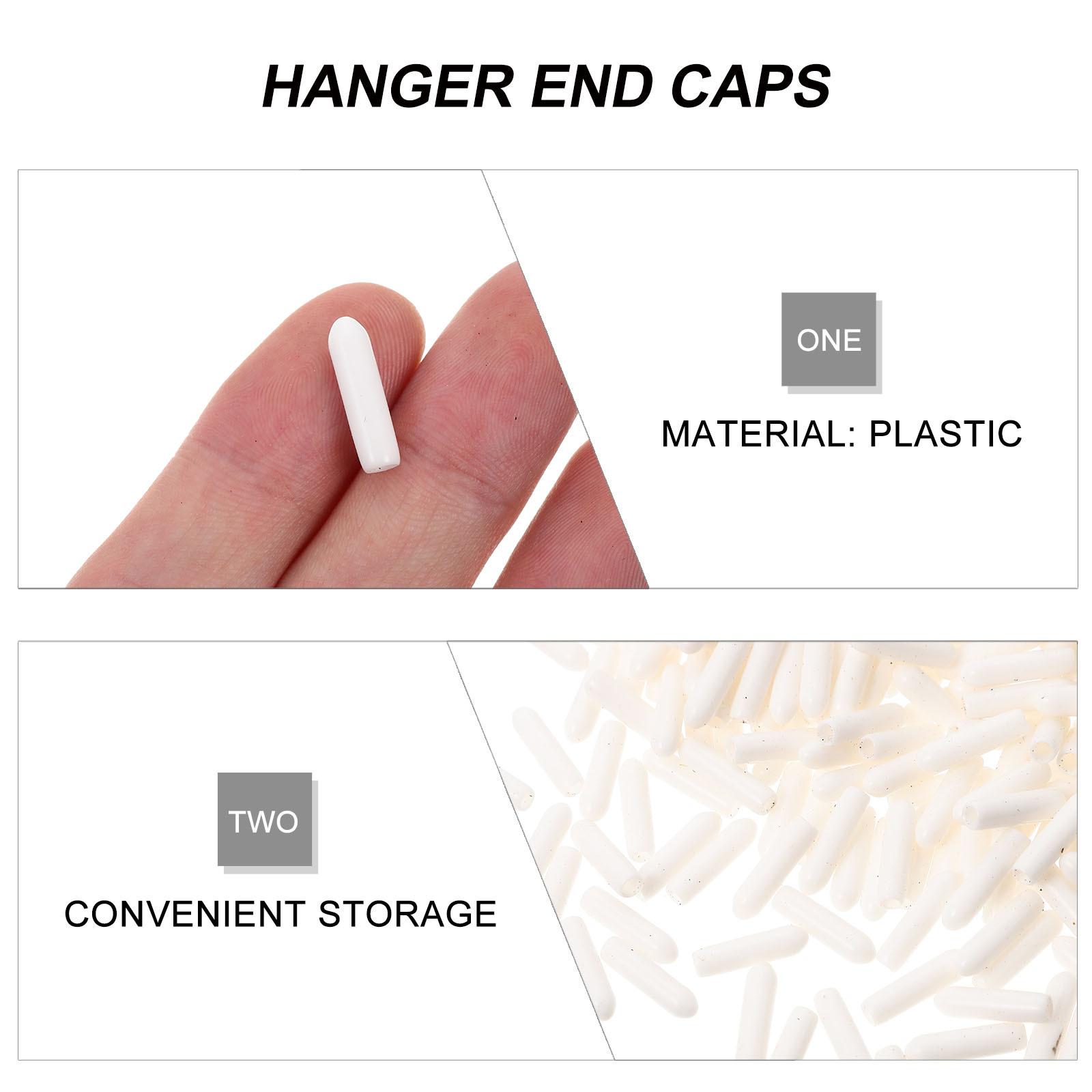 300pcs Clothes Hanger End Caps Plastic Protective Covers For Iron Wire Tips Smooth Edge Hanger Ends Cover Multifunctional Thread 1.5X0.3X0.3CM
300pcs Clothes Hanger End Caps Plastic Protective Covers For Iron Wire Tips Smooth Edge Hanger Ends Cover Multifunctional Thread 1.5X0.3X0.3CM