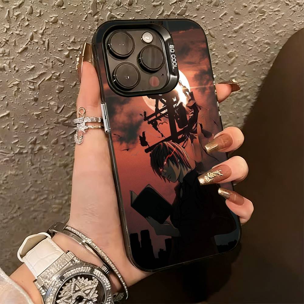 Death Note Kira Yagami Dark Anime Phone Case For iPhone 17,16,15,14,13,12,11 Plus,Pro Max,XS,Colored Silver Plated Inside Cover iPhone15
Death Note Kira Yagami Dark Anime Phone Case For iPhone 17,16,15,14,13,12,11 Plus,Pro Max,XS,Colored Silver Plated Inside Cover iPhone15