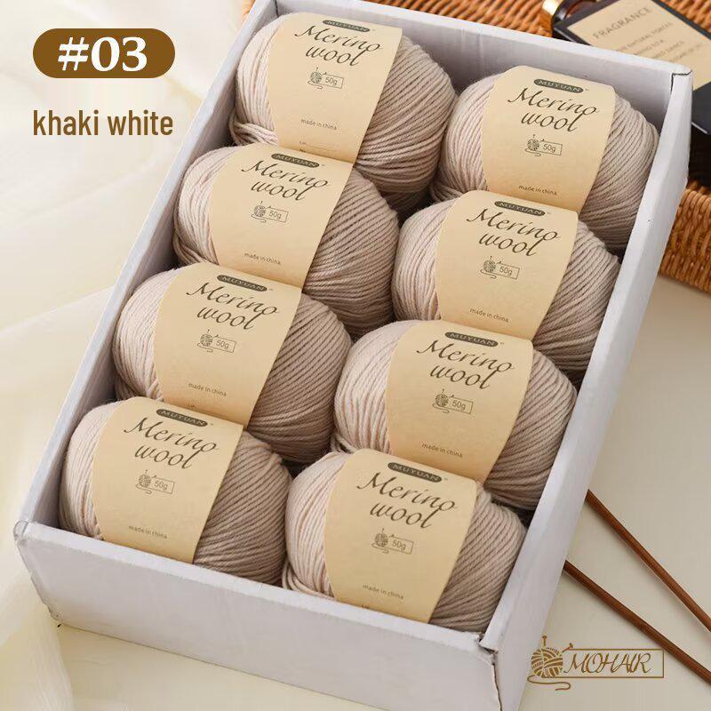 Merino Wool 212 Medium Thick Hand-Knitted Yarn for DIY Scarves, Sweaters & Coats
Merino Wool 212 Medium Thick Hand-Knitted Yarn for DIY Scarves, Sweaters & Coats