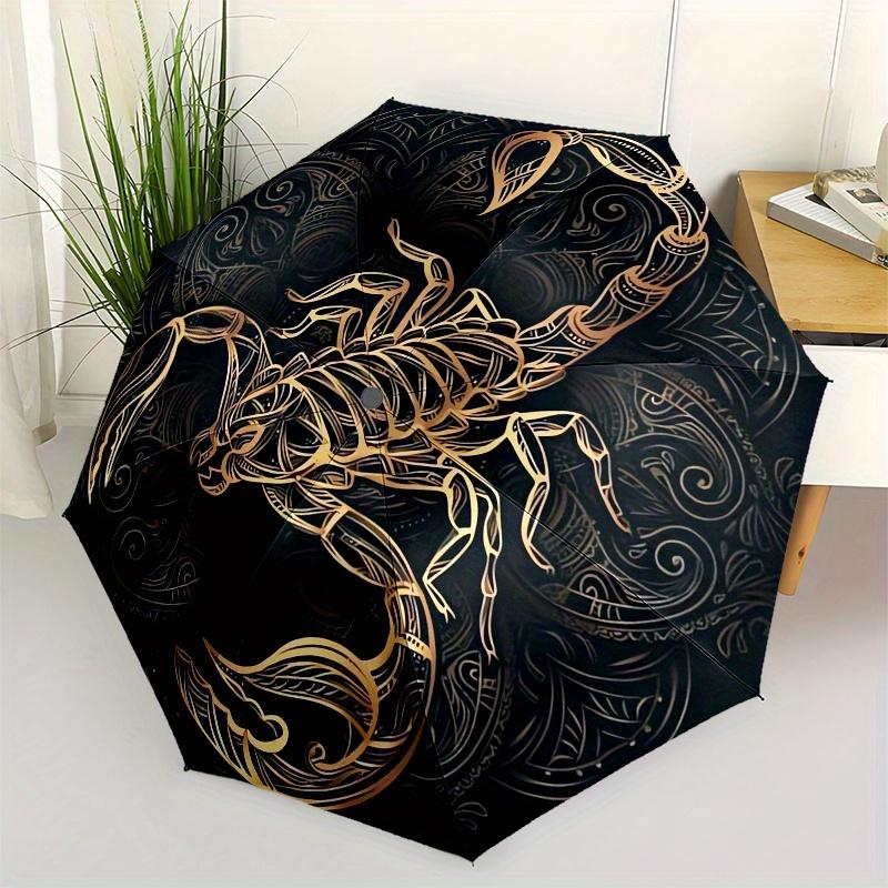 Scorpio Design Theme 8 Bone Hand Automatic Folding Fashion umbrella, Compact and Portable Design, A Perfect Gift for Birthday, Christmas or
Scorpio Design Theme 8 Bone Hand Automatic Folding Fashion umbrella, Compact and Portable Design, A Perfect Gift for Birthday, Christmas or