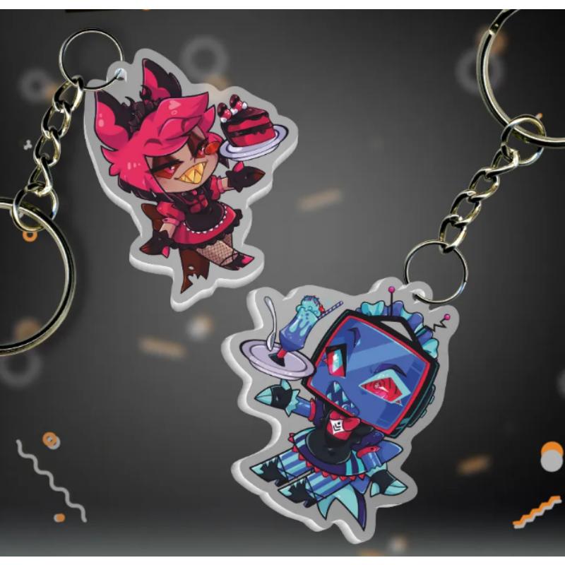 Acrylic Key Buckle for Hazbin Hotel Charlie Vaggie Alastor Vox Lucifer Chibi Maid Cafe Theme Anime Cartoons Acrylic Pendant
Acrylic Key Buckle for Hazbin Hotel Charlie Vaggie Alastor Vox Lucifer Chibi Maid Cafe Theme Anime Cartoons Acrylic Pendant
