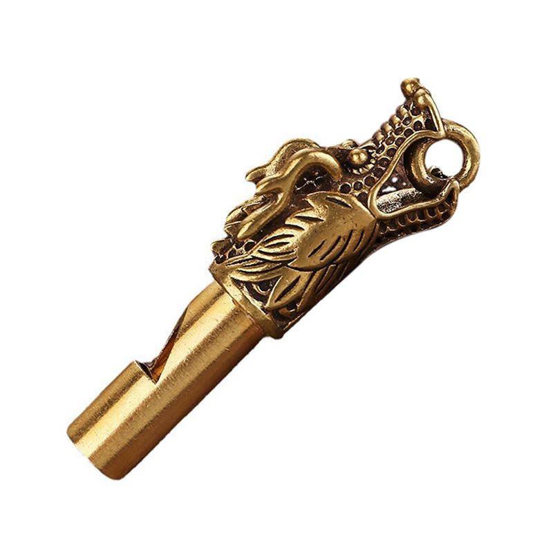Brass Dragon Head Leading Whistle Outdoor Referee Whistle Vintage Wild Survival Whistles Keychain Pendant Metal Siren Whistle
Brass Dragon Head Leading Whistle Outdoor Referee Whistle Vintage Wild Survival Whistles Keychain Pendant Metal Siren Whistle
