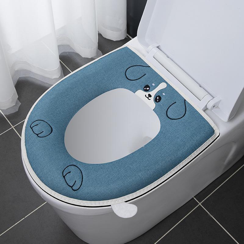 Household toilet mat seat cushion cotton linen zipper ferrule cute high-end toilet mat toilet mat
Household toilet mat seat cushion cotton linen zipper ferrule cute high-end toilet mat toilet mat