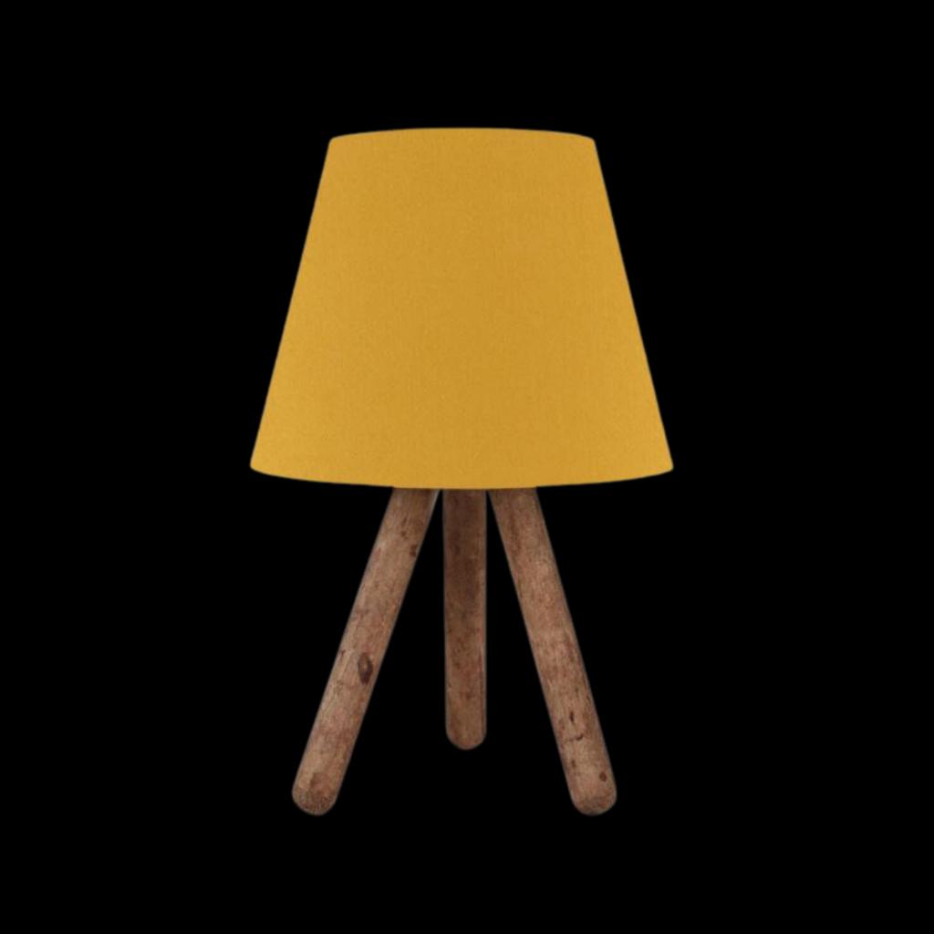 Three-Legged Wooden Lampshade Yellow Fabric Bedroom Children s Room Reading Corner Table Lamp
Three-Legged Wooden Lampshade Yellow Fabric Bedroom Children s Room Reading Corner Table Lamp