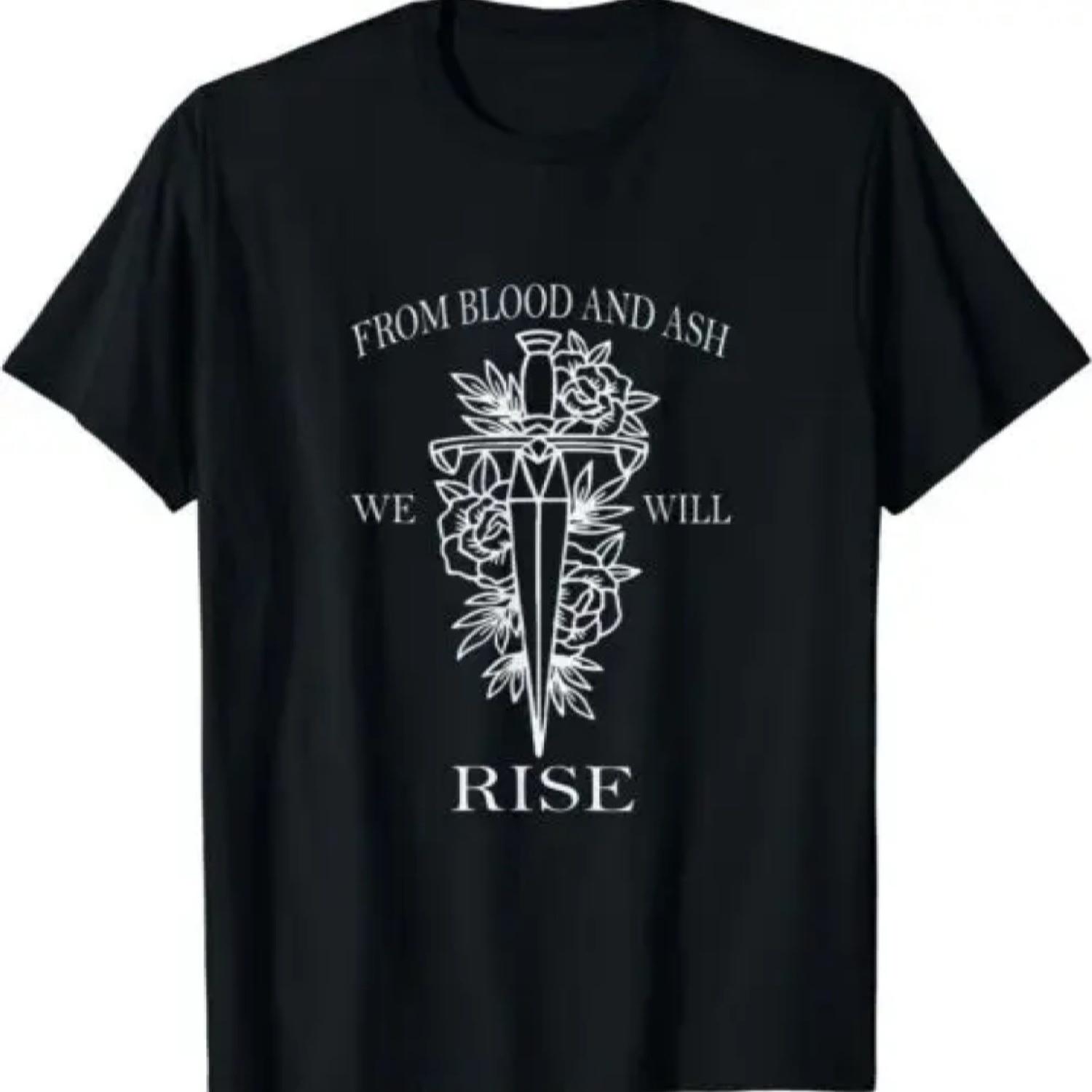 Blood and Ash, From Blood and Ash we will Rise, Funny T-Shirt XXXXXL різнокольоровий
Blood and Ash, From Blood and Ash we will Rise, Funny T-Shirt XXXXXL різнокольоровий