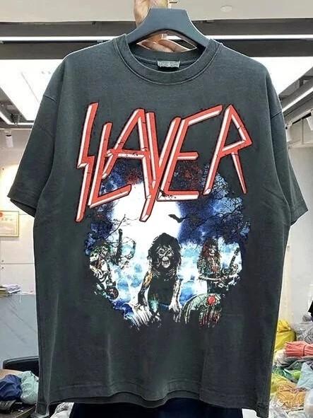 Slayer rock band short sleeve black vintage cotton shirt men women S5XL Unisex T-Shirt XXXXL
Slayer rock band short sleeve black vintage cotton shirt men women S5XL Unisex T-Shirt XXXXL