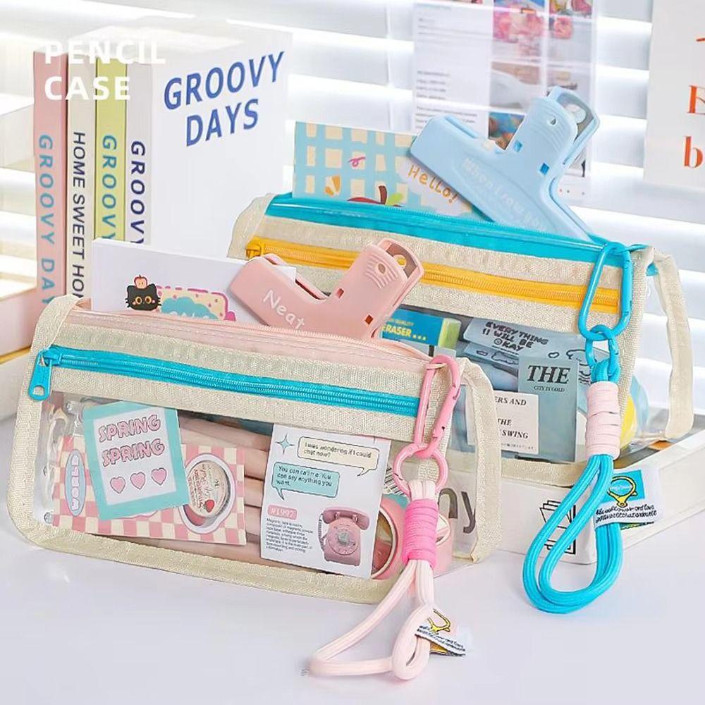Beauty Bag Stationery Pen Bag Detachable Cosmetic Storage Bag Student Supplies коричневий
Beauty Bag Stationery Pen Bag Detachable Cosmetic Storage Bag Student Supplies коричневий