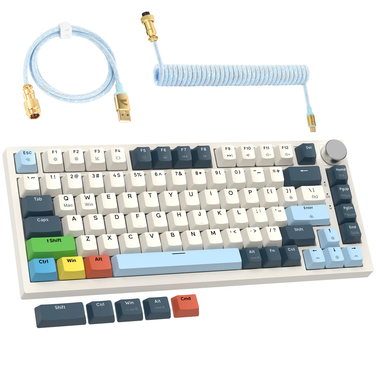 MAMBASNAKE×ATTACK SHARK K85 Rapid Trigger Keyboard Wired 75% RGB Magnetic Gaming Keyboard + Coiled Cable + PBT Keycap Magnetic Mechanical Gaming
MAMBASNAKE×ATTACK SHARK K85 Rapid Trigger Keyboard Wired 75% RGB Magnetic Gaming Keyboard + Coiled Cable + PBT Keycap Magnetic Mechanical Gaming