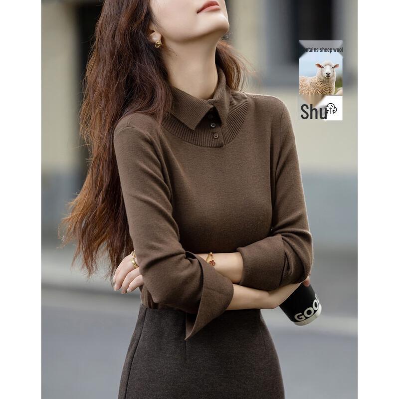 Demana Women s Contrast Lapel Flared Sleeve Knit Top S
Demana Women s Contrast Lapel Flared Sleeve Knit Top S
