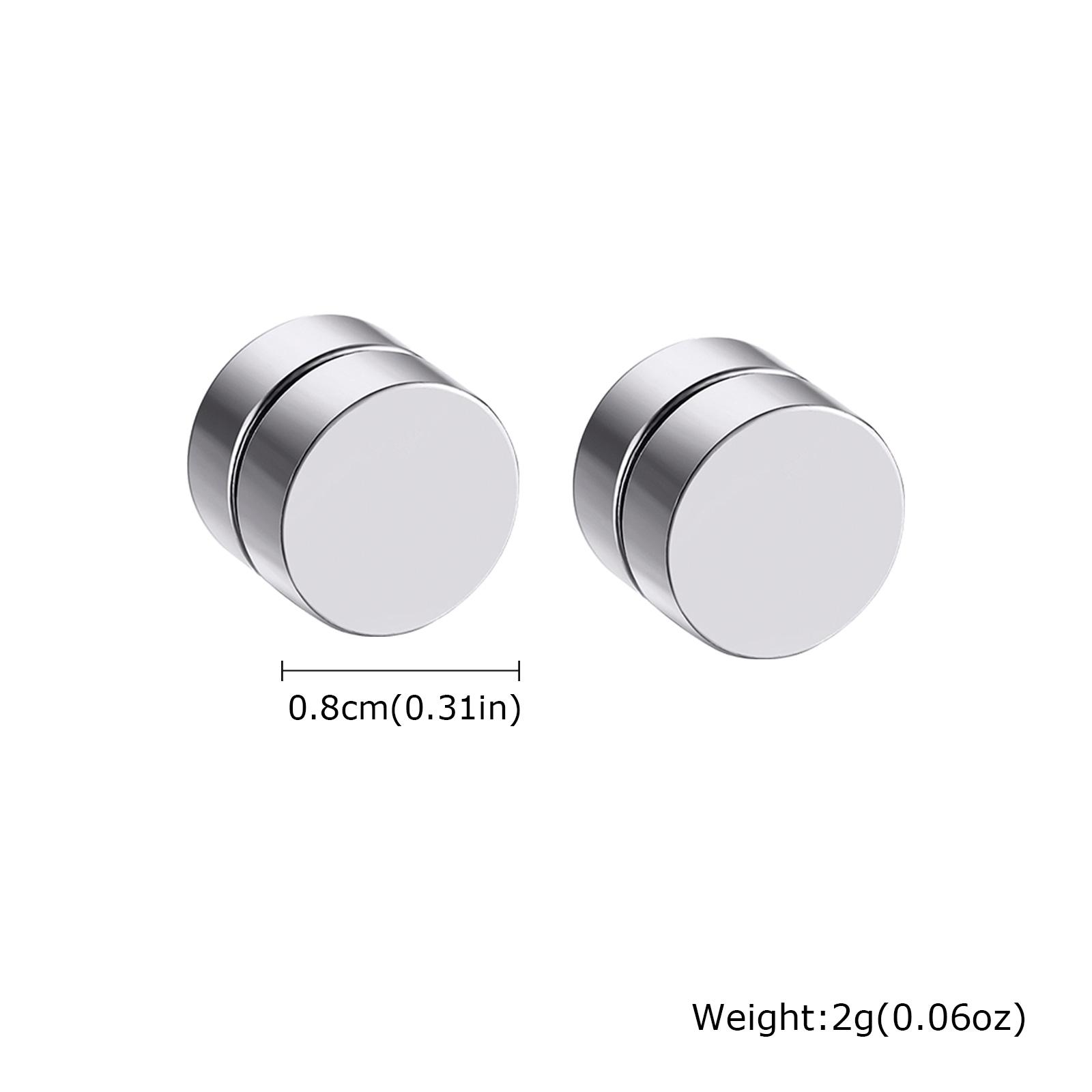 Non Piercing Magnetic Ear Studs Clips Round Zircon Metal Small Clip on Earrings for Men Fashion Punk Jewelry Gifts
Non Piercing Magnetic Ear Studs Clips Round Zircon Metal Small Clip on Earrings for Men Fashion Punk Jewelry Gifts
