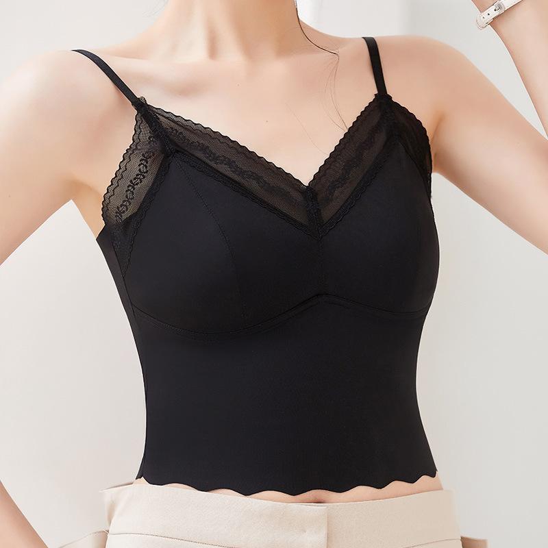 Мода лето новые продукты, крутой жилет для ношения внутри и снаружи, майка с фиксированной интегрированной чашкой бесшовное нижнее белье женское оптом L чёрный
Мода лето новые продукты, крутой жилет для ношения внутри и снаружи, майка с фиксированной интегрированной чашкой бесшовное нижнее белье женское оптом L чёрный