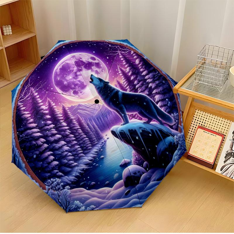 Winter Deer Circular Design Printed umbrella windproof folding umbrella portable sun and rain umbrella suitable for gifting
Winter Deer Circular Design Printed umbrella windproof folding umbrella portable sun and rain umbrella suitable for gifting