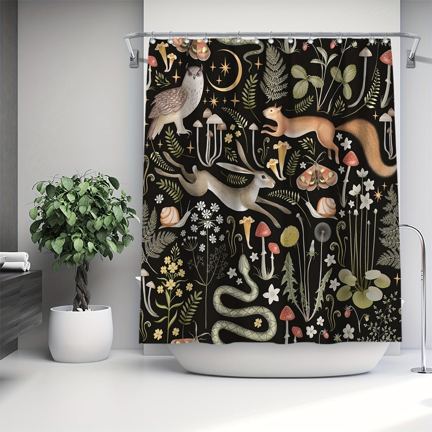 1Pc Waterproof Cartoon Animal Shower Curtain With 12 Hooks - Bathroom Decor W60H190(CM)-1 Pcs
1Pc Waterproof Cartoon Animal Shower Curtain With 12 Hooks - Bathroom Decor W60H190(CM)-1 Pcs