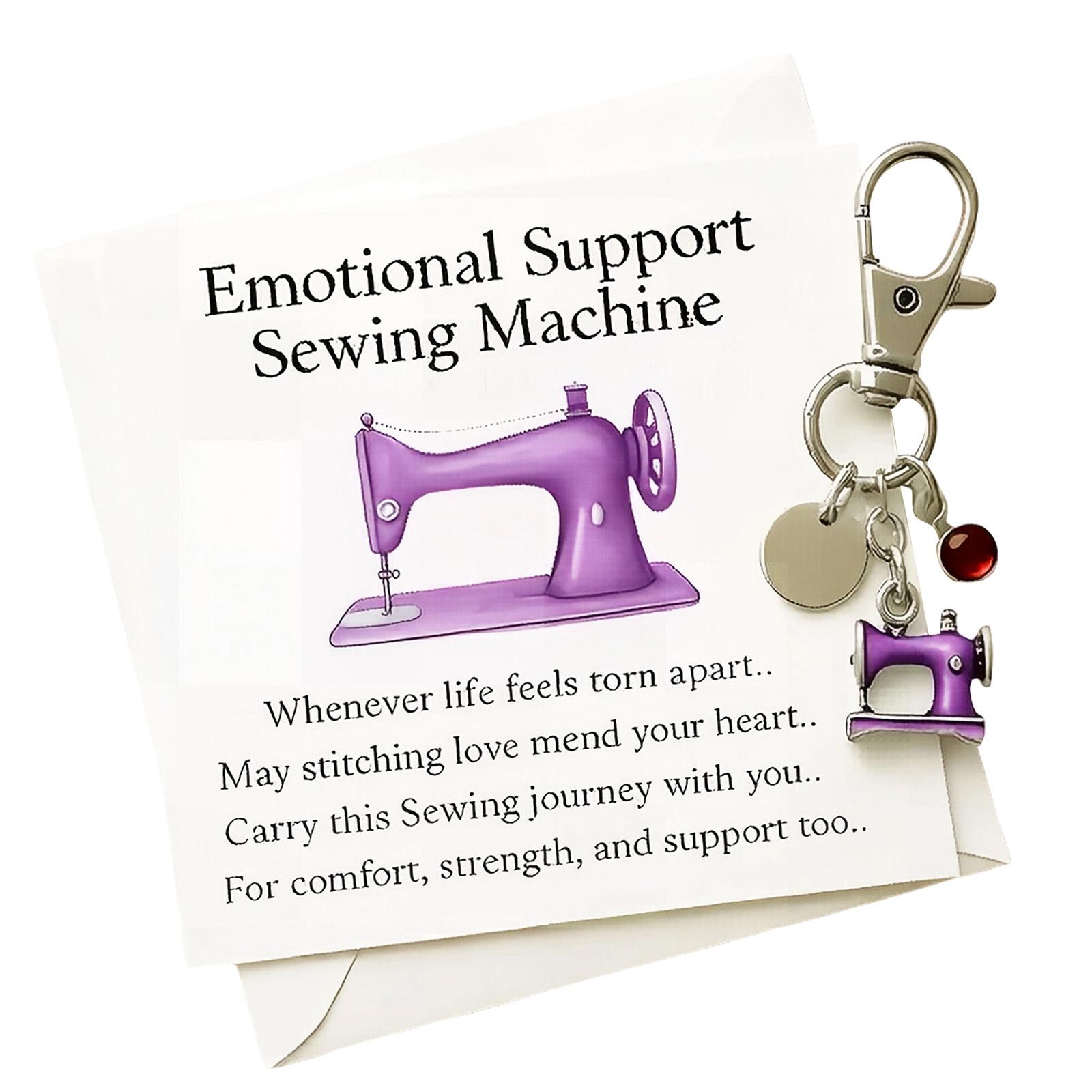 Emotional Support Sewing Machine Keychain Handmade Charm Pendant for Sewing Enthusiasts Inspirational Gift for Crafters and Sewing Lovers One Size фиолетовый
Emotional Support Sewing Machine Keychain Handmade Charm Pendant for Sewing Enthusiasts Inspirational Gift for Crafters and Sewing Lovers One Size фиолетовый