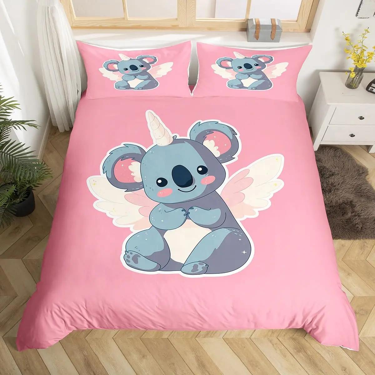 Cute Koala Duvet Cover Twin SizePink Air Balloon Bedding Set Watercolor Flower Animals Comforter Cover Cartoon Quilt Cover AU Double(180*210cm)3pcs
Cute Koala Duvet Cover Twin SizePink Air Balloon Bedding Set Watercolor Flower Animals Comforter Cover Cartoon Quilt Cover AU Double(180*210cm)3pcs