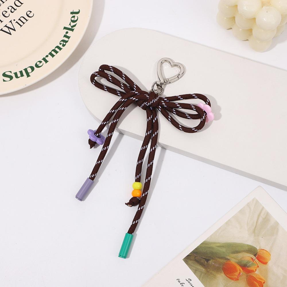 Woven Bracelet Hanging Rope Nylon Weaving Rope Ribbon Bowknot Strap Braided Keychain Purse
Woven Bracelet Hanging Rope Nylon Weaving Rope Ribbon Bowknot Strap Braided Keychain Purse