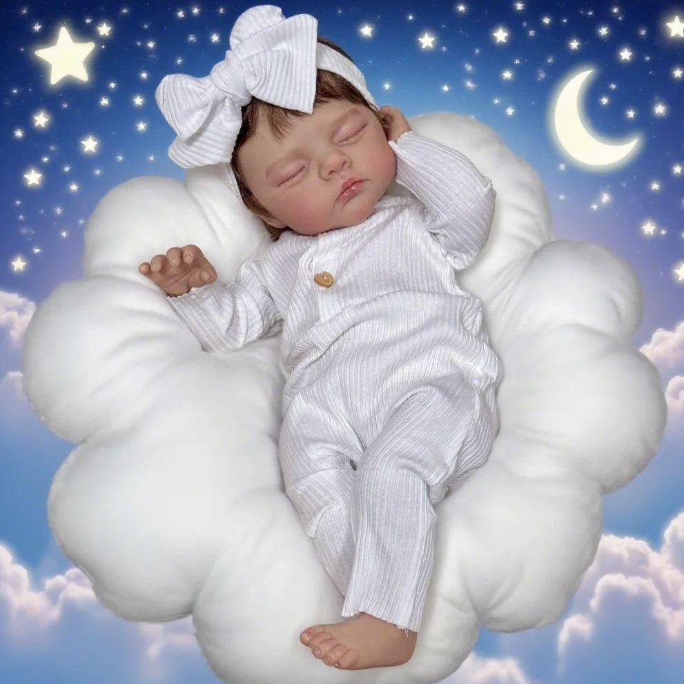 BZDOLL 48CM 3D-Paint With Visible Veins Lovely Reborn Baby Asleep Doll Toy with Soft Cloth Body Lifelike Handmade Birthday Gift Play House Bedtime Toy sleeping doll
BZDOLL 48CM 3D-Paint With Visible Veins Lovely Reborn Baby Asleep Doll Toy with Soft Cloth Body Lifelike Handmade Birthday Gift Play House Bedtime Toy sleeping doll