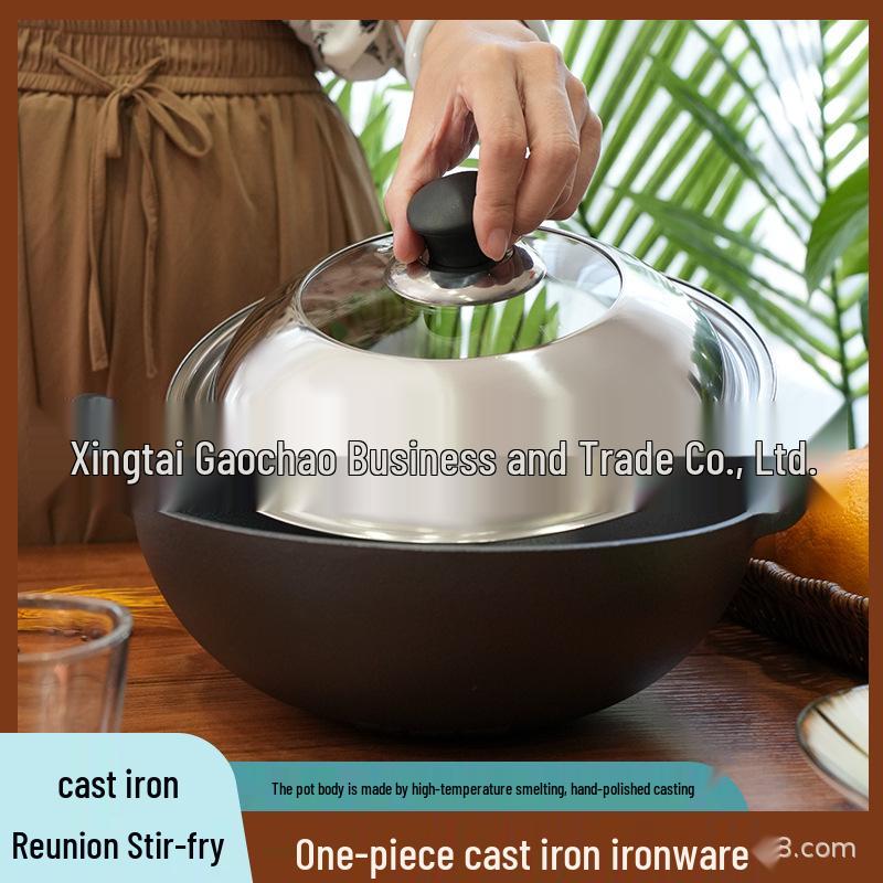 Traditional Double-Eared Cast Iron Pot - Round Bottom for Stewing & Stir-Frying on Gas or Firewood Stoves Iron stand (with stainless steel alcohol box) чорний
Traditional Double-Eared Cast Iron Pot - Round Bottom for Stewing & Stir-Frying on Gas or Firewood Stoves Iron stand (with stainless steel alcohol box) чорний