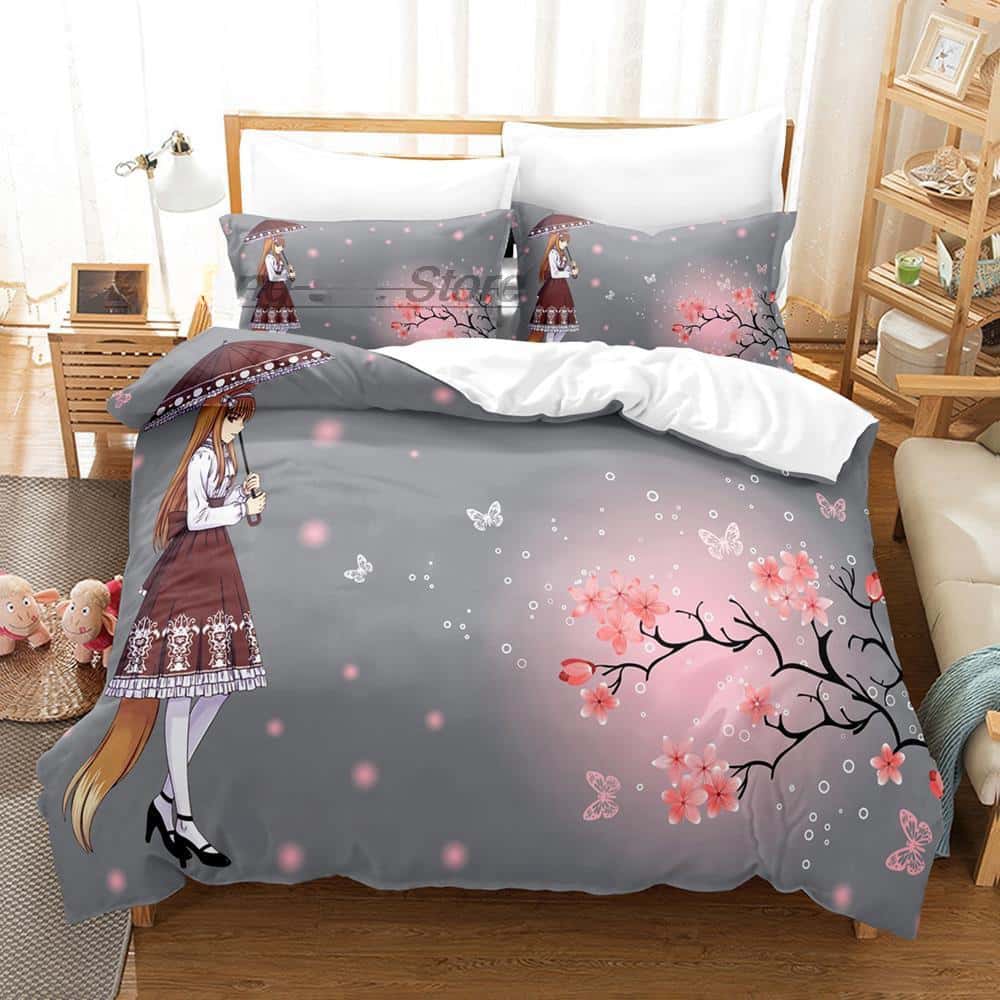 3D Print Anime Spice and Wolf Bedding Set Single Twin Full Queen King Size Bed Set Adult Kid Bedroom Duvetcover Set Home Textile EU Twin 135x200cm
3D Print Anime Spice and Wolf Bedding Set Single Twin Full Queen King Size Bed Set Adult Kid Bedroom Duvetcover Set Home Textile EU Twin 135x200cm