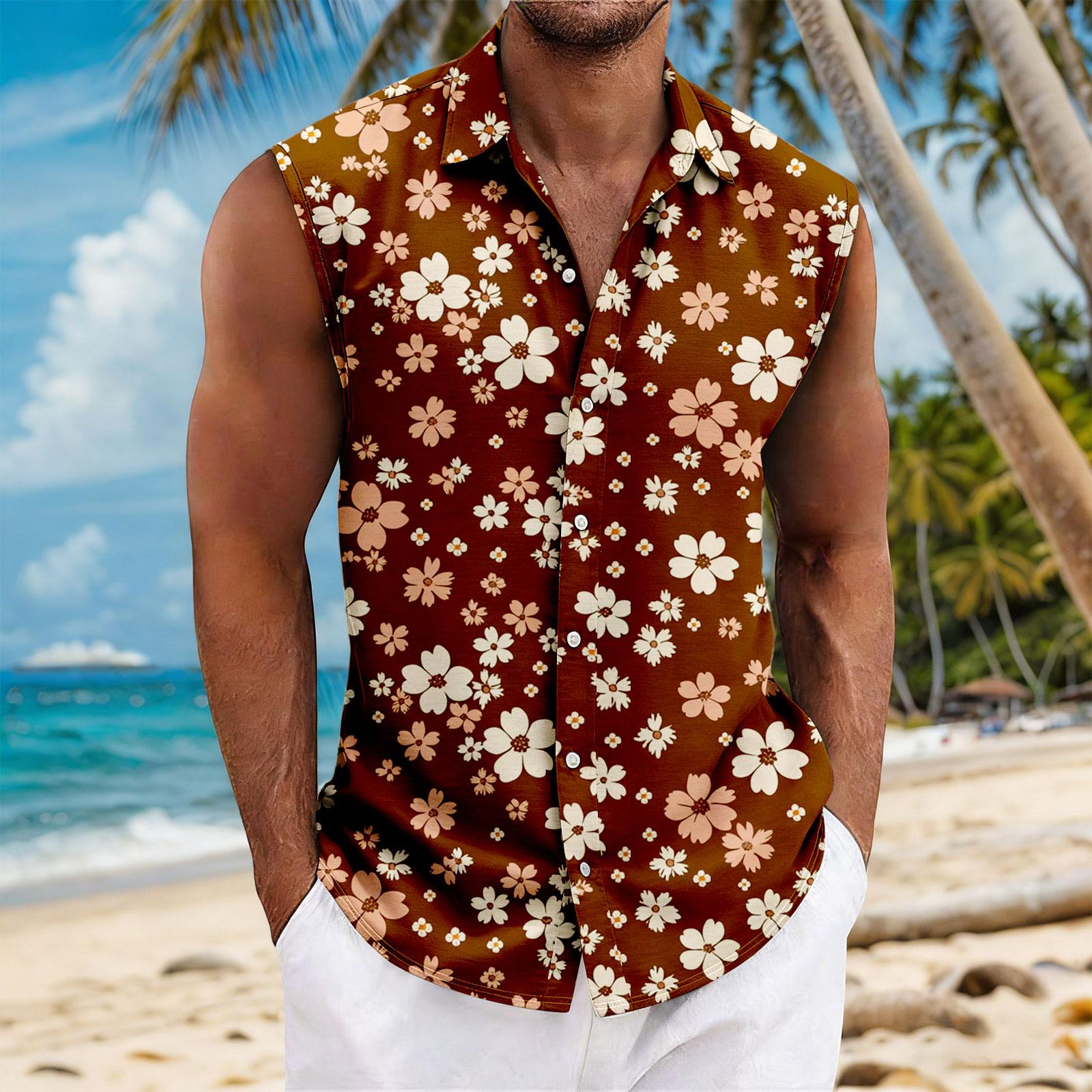 Men Sleeveless Button Down Shirt Classic Fit Printed Casual Collared Top Lightweight Summer Vest XXXL розовый
Men Sleeveless Button Down Shirt Classic Fit Printed Casual Collared Top Lightweight Summer Vest XXXL розовый