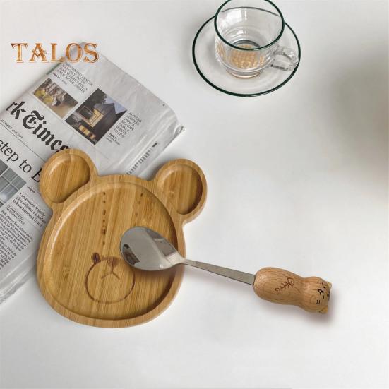 Десертная вилка, удобная в переноске настольная посуда, цельная формованная полезная вилка мультяшной формы, столовые приборы, аксессуар для кафе